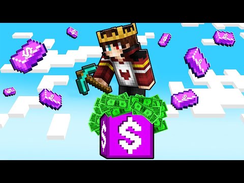 MİLYARDER TEK BLOK 😱 - Minecraft