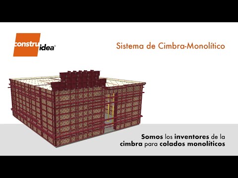 Sistema de Cimbra-Monolítico - Animación 3D