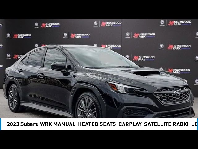 2023 Subaru WRX | MANUAL | HEATED SEATS | CARPLAY | SATELLITE in Cars & Trucks in Strathcona County