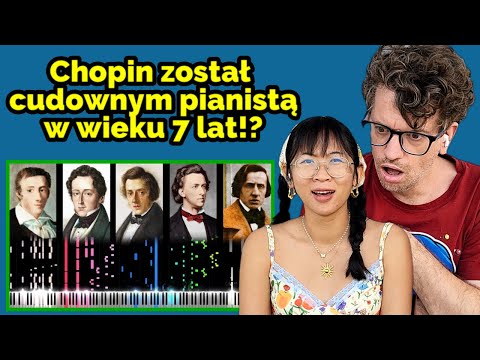 Our Reaction to The Evolution of Frédéric Chopin Music (From 7 to 39 Years Old)