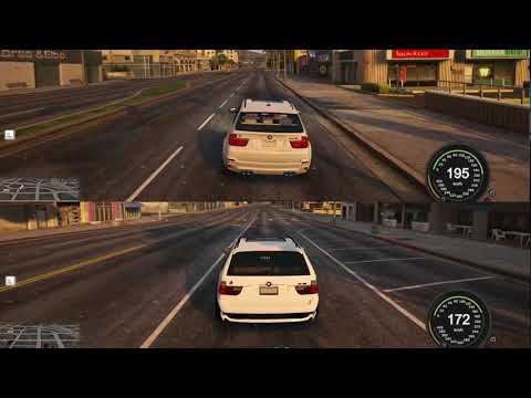 GTA GO _ BMWx5 e53 vs e70 x5 (STOCK DRAG TEST)