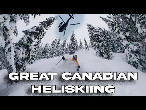 Deep Pow & Epic Tree Lines at Great Canadian Heli-Skiing! 🚁❄️