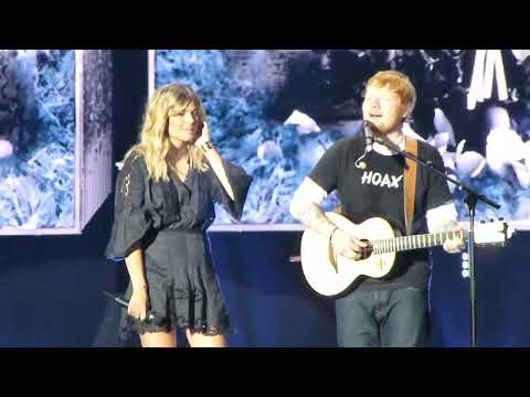 #edsheeran  (feat #louane ) - #perfect  - #stadedefrance  #paris  07/07/2018