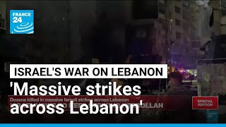 Lebanese PM accuses Israel of violating international law amid ongoing military operations