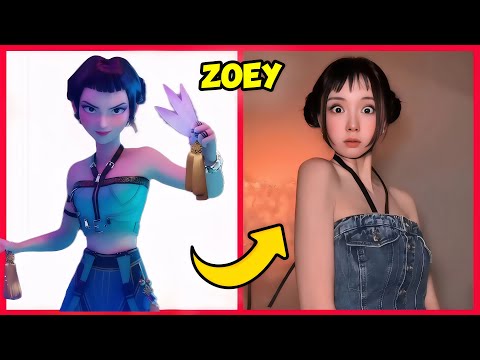 KPOP Demon Hunters in a Real-Life TikTok Version ~ Guess the Voice Quiz | Rumi, Zoey, Mira, Jinu