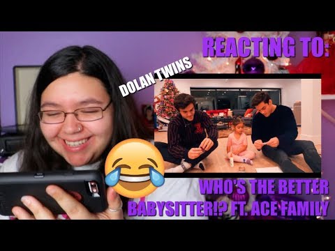 REACTING TO: WHO'S THE BETTER BABYSITTER!? FT. ACE FAMILY