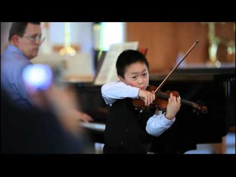 Violin Prodigy Spencer Tsai, age 7, - Max Bruch 