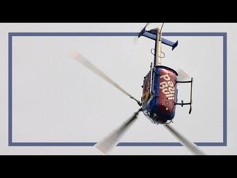 HUBSCHRAUBER - Kunstflug eines BO105 bei Hélico 2022 in Cholet / France (4K UHD)