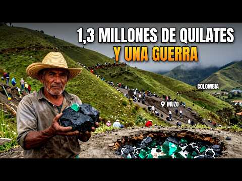 ¿Quién se queda con las esmeraldas de Muzo? 1,3 millones de quilates y 240 socavones ilegales