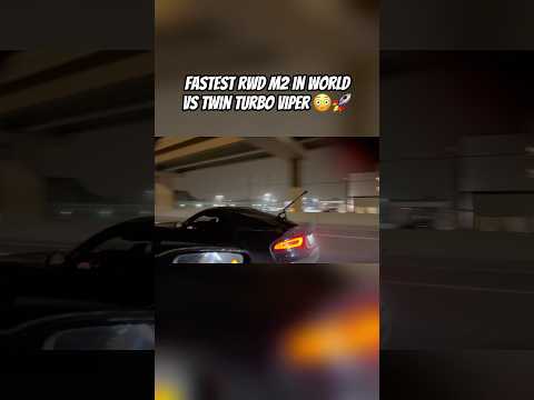 Fastest M2 in World vs Twin Turbo Viper 😳🚀 #bmw #shorts