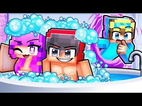 Using PORTALS to SPY on My CRUSH in Minecraft!