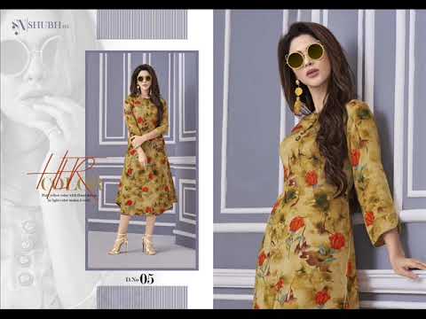 SHUBH NX AMREEN DESIGNER KURTIS