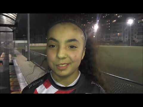 Salma Bouzzedi après RWDM Girls - Rapide Wezemaal le 27.01.2018
