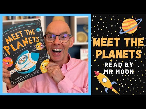 Meet The Planets. Space story for kids at home.
