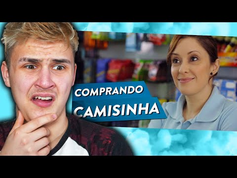 Gringo Reacts to COMPRANDO CAMISINHA - Parafernalha
