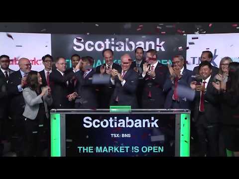 Scotiabank Opens Toronto Stock Exchange, July 17, 2019