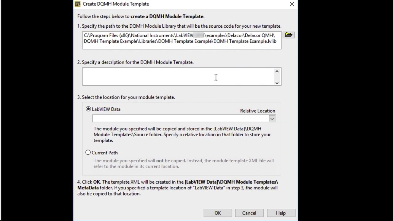 Create Module Template