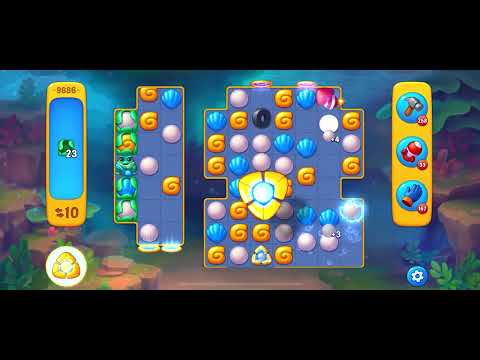 Fishdom level 9886 no boosters フィッシュダム ノーマル