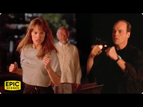 Mr. Miyagi transforms Julie into a true karate warrior – The Next Karate Kid