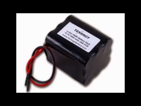 Tenergy Li-Ion 11.1V 7800mAh PCB Protected Rechargeable Battery Pack w/ Bare Leads