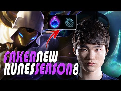 SKT Faker Kassadin Mid - Season 8 New Runes