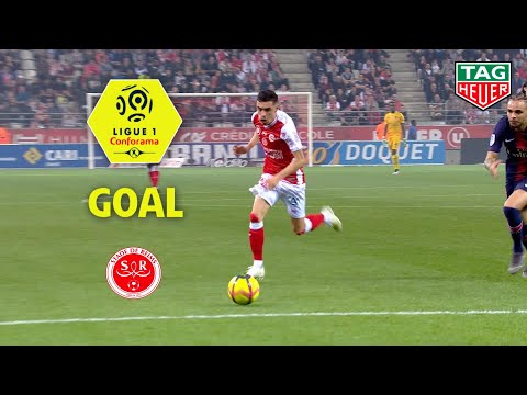 Goal Mathieu CAFARO (56') / Stade de Reims - Paris Saint-Germain (3-1) (REIMS-PARIS) / 2018-19