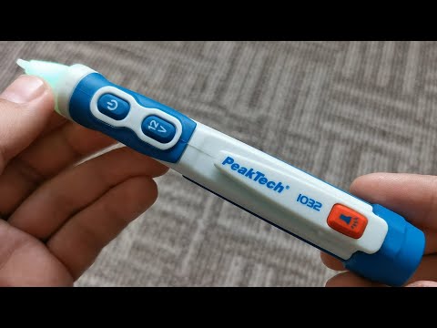 PeakTech P 1032 12 - 1000V Non-Contact Voltage Detector - review and quick test