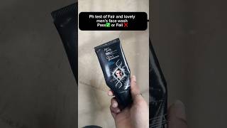 Download lagu Fair and lovely face wash | Ph test #phtest #phtester #facewash #shorts mp3
