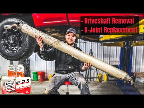 Very Easy! How To Replace Duramax U-Joints GM/GMC