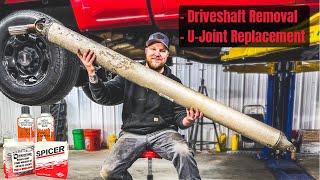 Very Easy! How To Replace Duramax U-Joints GM/GMC