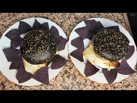 🍔 HAMBURGUESA TERRORIFICAMENTE BUENAS 🤩 Fáciles, HALLOWEEN 🎃