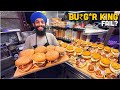 Sardarji Burger King Ka Makhani Paneer Burger Veg Smash Burger Indian Street Food BIG BRANDS FAIL
