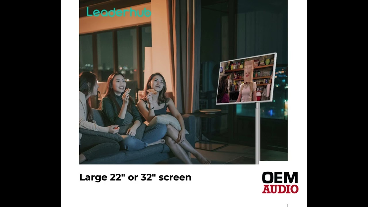 Leaderhub | Rotating Screen | Perfect for Home Use (32"/22" available)