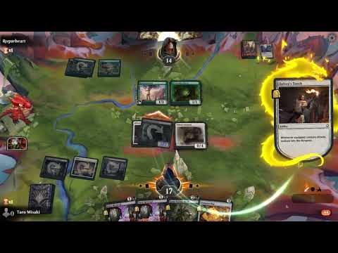 MtG Arena - 07.11.2021 - Orzhov Dungeons vs  Mono Green