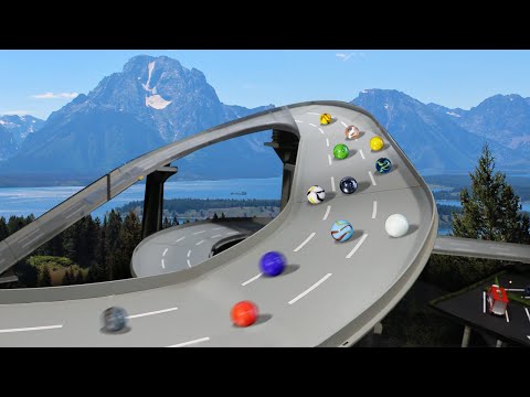 The best marbles racing - GlassCar 2020 - Race 7 GP Sacred Hills by Fubeca's Marble Runs