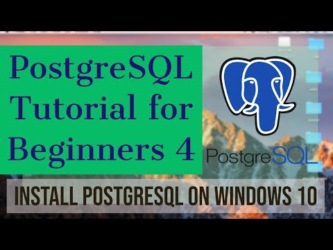 Learn PostgreSQL Tutorial for Beginners 4 How to Install PostgreSQL ...