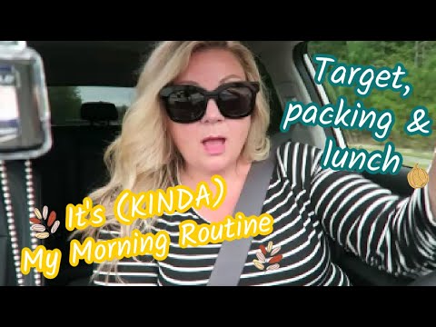 My Morning Routine (kinda) + Target Haul, Packing & Lunch September 2020