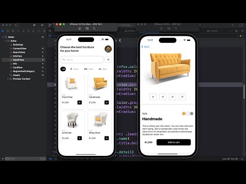 SwiftUI Furniture 🪑: How to create an Furniture app with SwiftUI