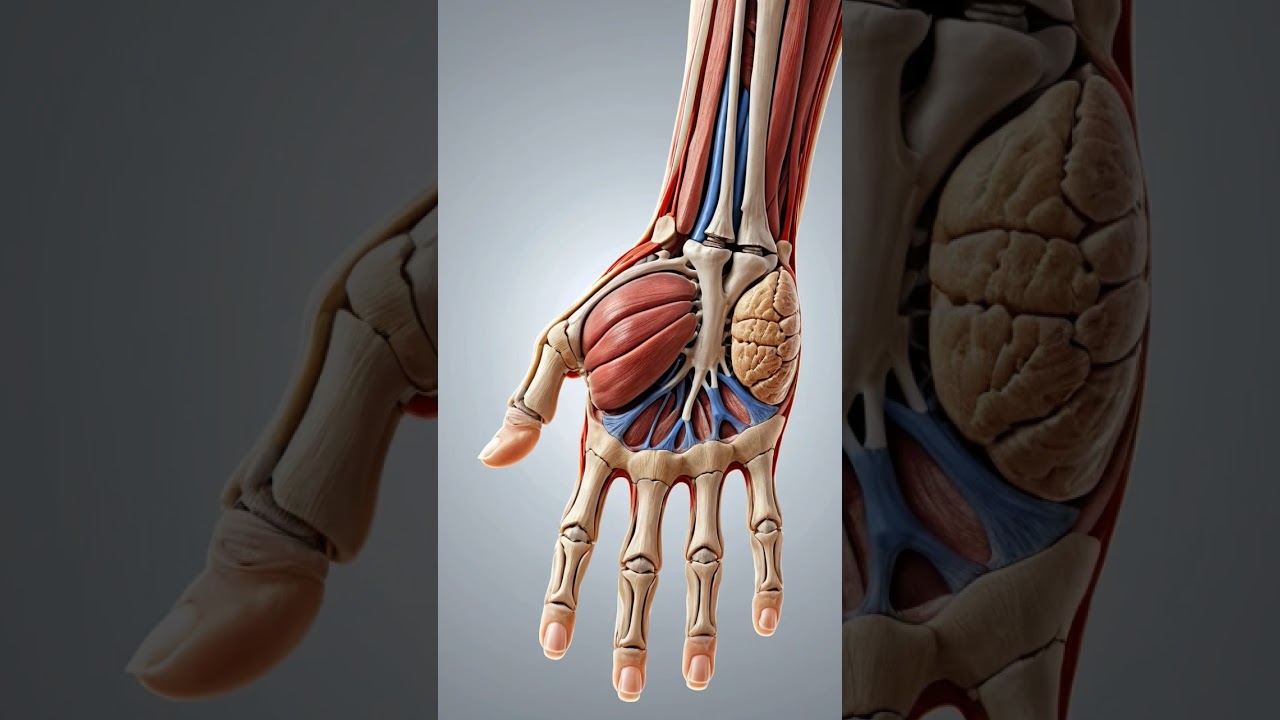 Hand 3D anatomt #anatomy #medical #humananatomy #medicaleducation #hand #muscle