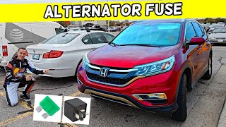 HONDA CRV CR-V ALTERNATOR FUSE LOCATION, GENERATOR FUSE 2012 2013 2014 2015 2016