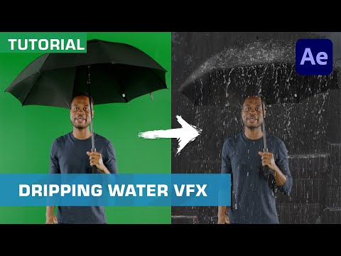 How to Composite Dripping Water VFX | Adobe After Effects Tutorial