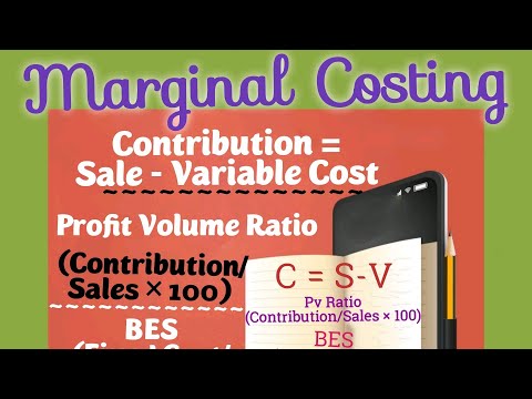 #19 Marginal Costing - Problem with solution (BL AGRAWAL) For - B. Com. & others.