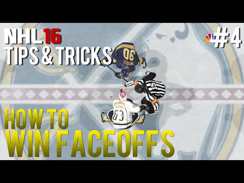 NHL 16: Tips & Tricks #4 - How to Win Faceoffs