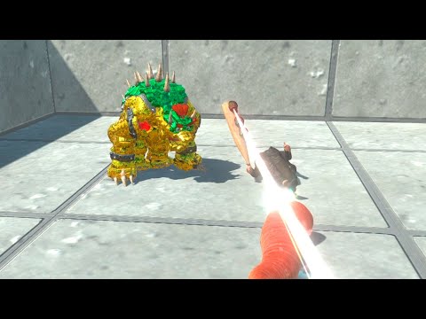 BOWSER & PLASMA ANGRY JOE vs EVERY UNIT   Animal Revolt Battle Simulator