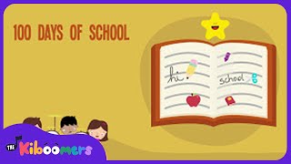 100th Day of School Song | 100 Days of School | Lyric Video | The Kiboomers