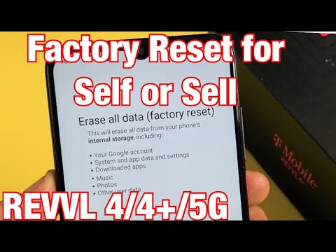 T Mobile REVVL 4 4 5G How to Setup from Beginning Initial Setup