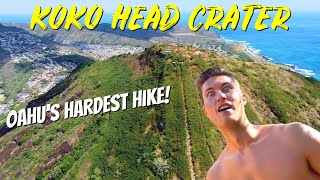 I Hiked Oahu Hawaii&#39;s MOST CHALLENGING Hike! | Koko Head Crater Hike