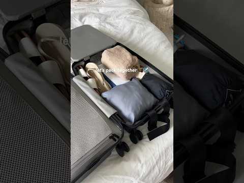 pack my carry on with me for a 1 week trip 🤍🌴 #packingforvacation #vacationmode #organization