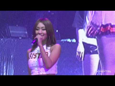 140402 SISTAR Mini Concert "S" in Hong Kong - 바빠 (Bad Boy)+Hey You (Hyorin focus)