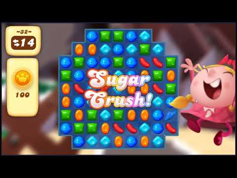 Candy Crush Tales Level 32 - NO BOOSTERS + FULL STORY + NO ADS 📖 | SKILLGAMING ✔️